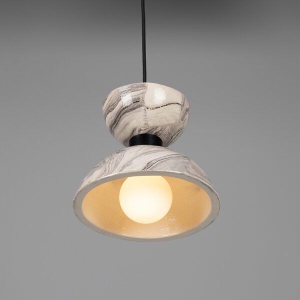 Nakaii Marbled Ceramic Small Pendant Light Ceramic Pendant Lighting Great Lighting UK Ltd