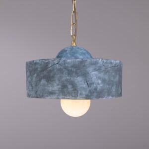 Seville Blue Earth Ceramic Modern Pendant Light Ceramic Pendant Lighting Great Lighting UK Ltd