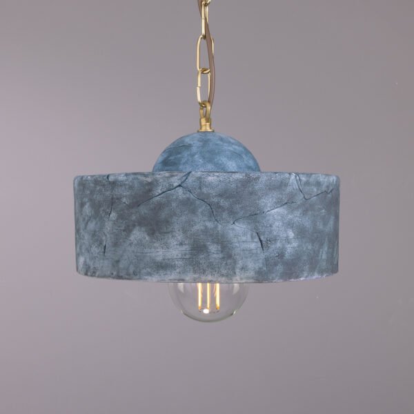 Seville Blue Earth Ceramic Modern Pendant Light Ceramic Pendant Lighting Great Lighting UK Ltd