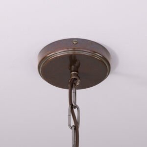 Seville Terracotta and White Glaze Ceramic Pendant Light Bedroom Pendant Lights Great Lighting UK Ltd