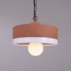 Seville Terracotta and White Glaze Ceramic Pendant Light Bedroom Pendant Lights Great Lighting UK Ltd