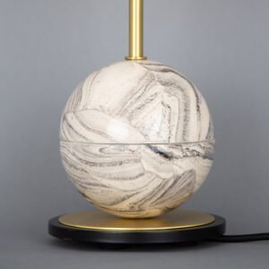 Zapp Marbled Ceramic Glass Ball Table Lamp - Choice of Glass Ceramic Table Lamps Great Lighting UK Ltd