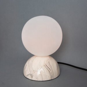 Ovata Marbled Ceramic Glass Ball Table Lamp Ceramic Table Lamps Great Lighting UK Ltd