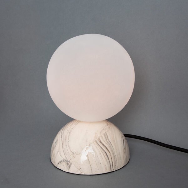 Ovata Marbled Ceramic Glass Ball Table Lamp Ceramic Table Lamps Great Lighting UK Ltd