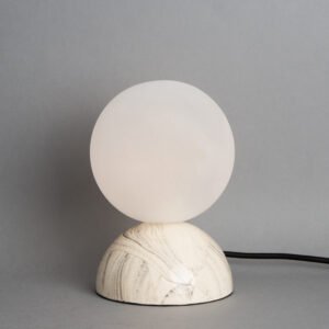 Ovata Marbled Ceramic Glass Ball Table Lamp Ceramic Table Lamps Great Lighting UK Ltd