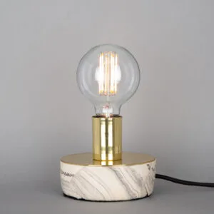 Fontana Marbled Ceramic and Brass Table Lamp Ceramic Table Lamps Great Lighting UK Ltd
