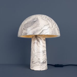 Amanita Small Marbled Ceramic Mushroom Table Lamp Ceramic Table Lamps Great Lighting UK Ltd