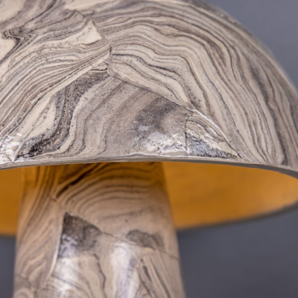 Amanita Large Marbled Ceramic Mushroom Table Lamp Ceramic Table Lamps Great Lighting UK Ltd