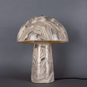 Amanita Large Marbled Ceramic Mushroom Table Lamp Ceramic Table Lamps Great Lighting UK Ltd