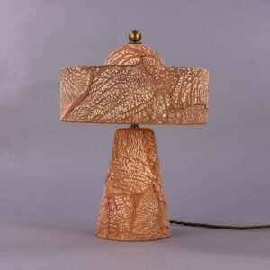 Seville Modern Table Lamp in Red Iron Ceramic Ceramic Table Lamps Great Lighting UK Ltd