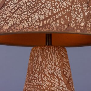 Seville Modern Table Lamp in Red Iron Ceramic Ceramic Table Lamps Great Lighting UK Ltd