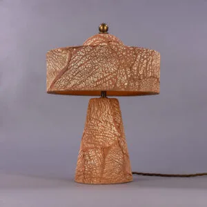 Seville Modern Table Lamp in Red Iron Ceramic Ceramic Table Lamps Great Lighting UK Ltd