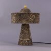 Seville Black Clay Ceramic Modern Table Lamp Ceramic Table Lamps Great Lighting UK Ltd