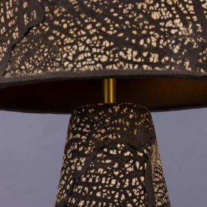 Seville Black Clay Ceramic Modern Table Lamp Ceramic Table Lamps Great Lighting UK Ltd