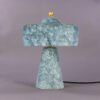 Seville Blue Earth Ceramic Modern Table Lamp Ceramic Table Lamps Great Lighting UK Ltd