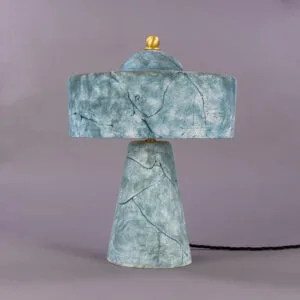 Seville Blue Earth Ceramic Modern Table Lamp Ceramic Table Lamps Great Lighting UK Ltd