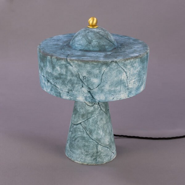 Seville Blue Earth Ceramic Modern Table Lamp Ceramic Table Lamps Great Lighting UK Ltd