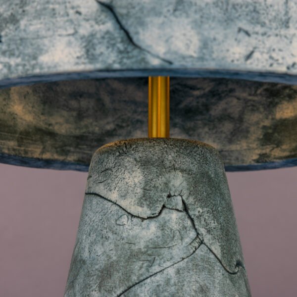Seville Blue Earth Ceramic Modern Table Lamp Ceramic Table Lamps Great Lighting UK Ltd