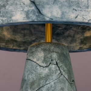 Seville Blue Earth Ceramic Modern Table Lamp Ceramic Table Lamps Great Lighting UK Ltd