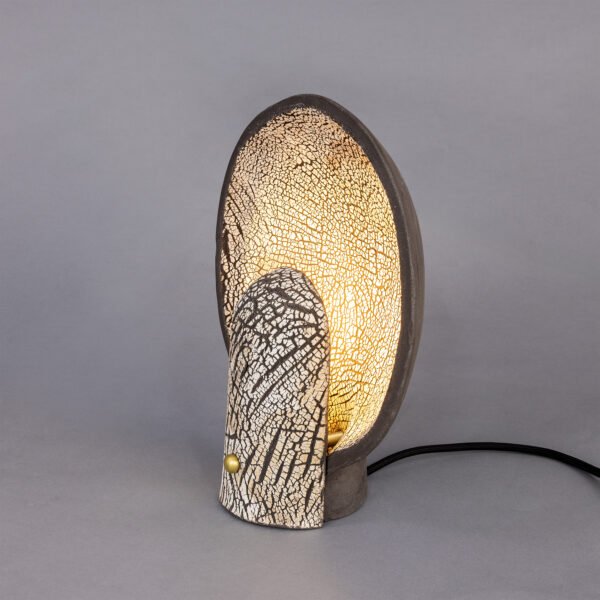 Cagliari Black Clay Ceramic Table Lamp Ceramic Table Lamps Great Lighting UK Ltd