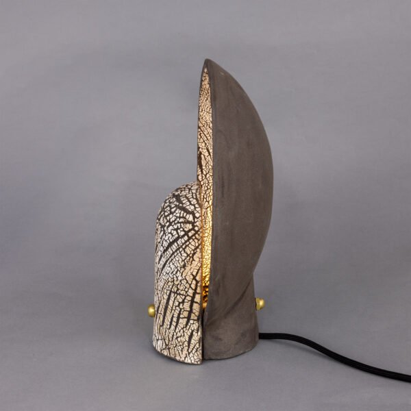 Cagliari Black Clay Ceramic Table Lamp Ceramic Table Lamps Great Lighting UK Ltd