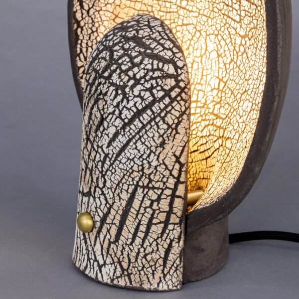 Cagliari Black Clay Ceramic Table Lamp Ceramic Table Lamps Great Lighting UK Ltd