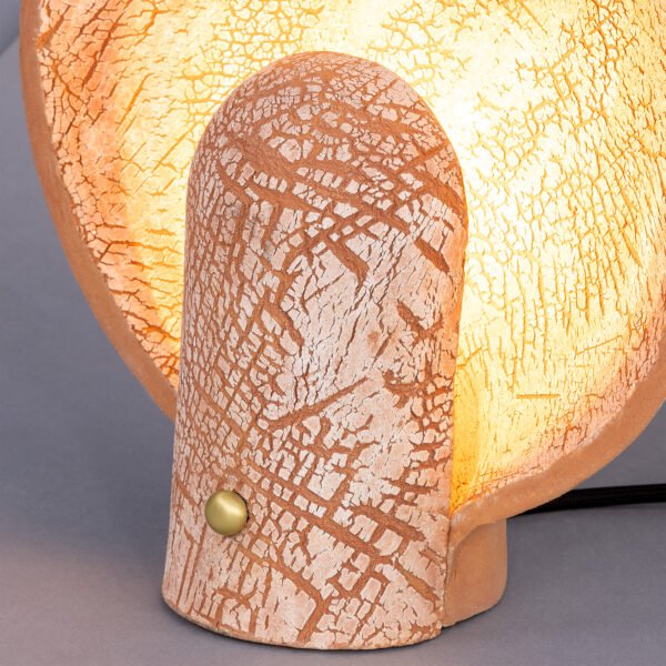 Cagliari Red Iron Ceramic Table Lamp Ceramic Table Lamps Great Lighting UK Ltd