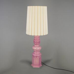 Safi Large Ceramic Table Lamp with Fabric Shade Ceramic Table Lamps Great Lighting UK Ltd