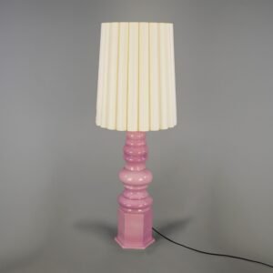 Safi Large Ceramic Table Lamp with Fabric Shade Ceramic Table Lamps Great Lighting UK Ltd