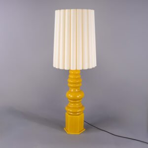Safi Large Ceramic Table Lamp with Fabric Shade Ceramic Table Lamps Great Lighting UK Ltd