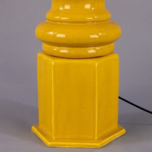 Safi Large Ceramic Table Lamp with Fabric Shade Ceramic Table Lamps Great Lighting UK Ltd