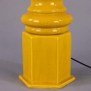 Safi Large Ceramic Table Lamp with Fabric Shade Ceramic Table Lamps Great Lighting UK Ltd