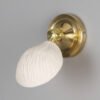 Coco Adjustable Ceramic Striped Matt White Wall Light Ceramic Wall Lights Great Lighting UK Ltd