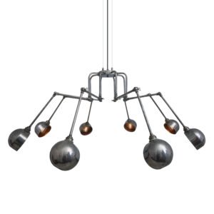 San Jose Eight-Arm Brass Chandelier Large Multi-Light Chandeliers Great Lighting UK Ltd