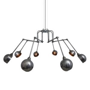 San Jose Eight-Arm Brass Chandelier Large Multi-Light Chandeliers Great Lighting UK Ltd