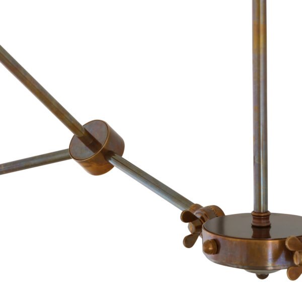 Ottawa Modern Six-Arm Industrial Chandelier Four to Six Arm Pendants Great Lighting UK Ltd