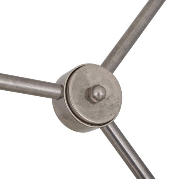 Ottawa Modern Six-Arm Industrial Chandelier Four to Six Arm Pendants Great Lighting UK Ltd