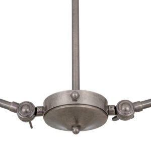 Ottawa Modern Six-Arm Industrial Chandelier Four to Six Arm Pendants Great Lighting UK Ltd