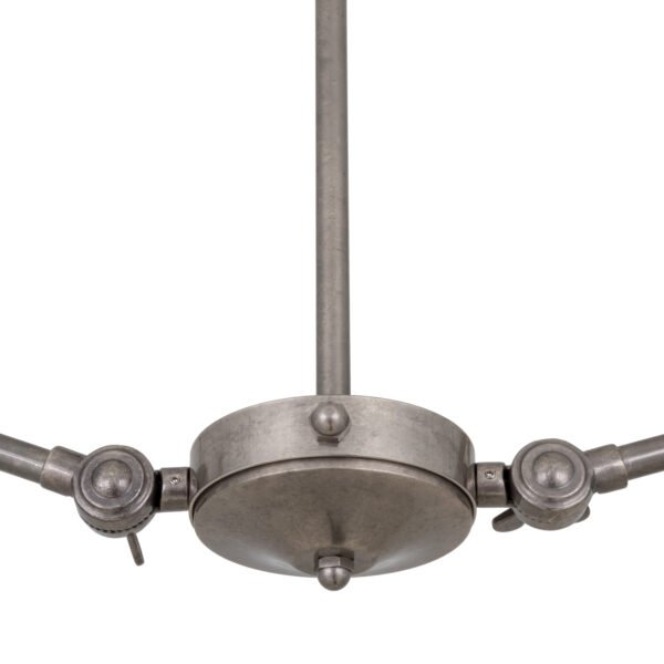 Ottawa Modern Six-Arm Industrial Chandelier Four to Six Arm Pendants Great Lighting UK Ltd