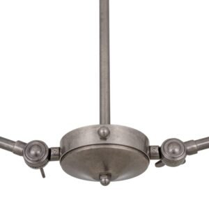 Ottawa Modern Six-Arm Industrial Chandelier Four to Six Arm Pendants Great Lighting UK Ltd