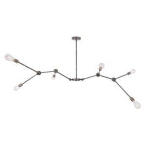 Ottawa Modern Six-Arm Industrial Chandelier Four to Six Arm Pendants Great Lighting UK Ltd
