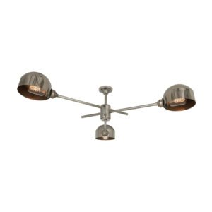 San Jose Vintage Three-Arm Flush Chandelier Kitchen Ceilings Lights Great Lighting UK Ltd
