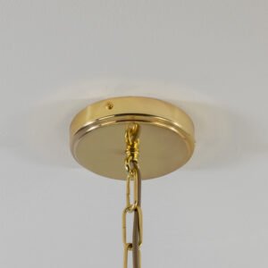 Genoa Chandelier with Eight Light Prismatic Glass Bowls Four to Six Arm Pendants Great Lighting UK Ltd