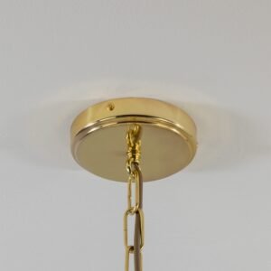 Genoa Chandelier with Eight Light Prismatic Glass Bowls Four to Six Arm Pendants Great Lighting UK Ltd