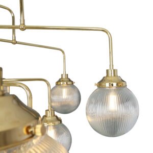 Genoa Prismatic Glass 21-Light Chandelier Large Multi-Light Chandeliers Great Lighting UK Ltd