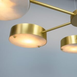 Stirling Alabaster Chandelier Four to Six Arm Pendants Great Lighting UK Ltd