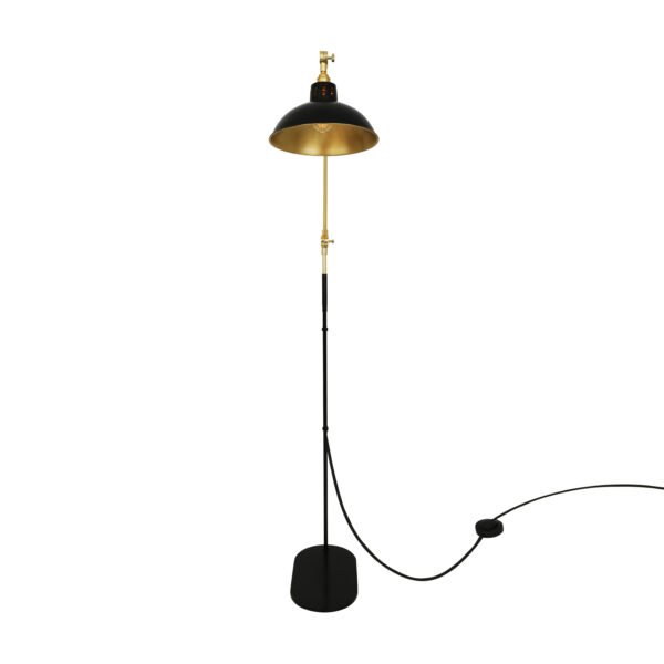 Senglea Adjustable Contemporary Brass Floor Lamp Floor Lamps Great Lighting UK Ltd