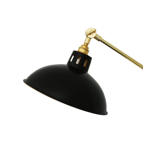 Senglea Adjustable Contemporary Brass Floor Lamp Floor Lamps Great Lighting UK Ltd