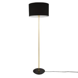 Inch Modern Floor Lamp with Choice of Fabric Shade Floor Lamps Great Lighting UK Ltd