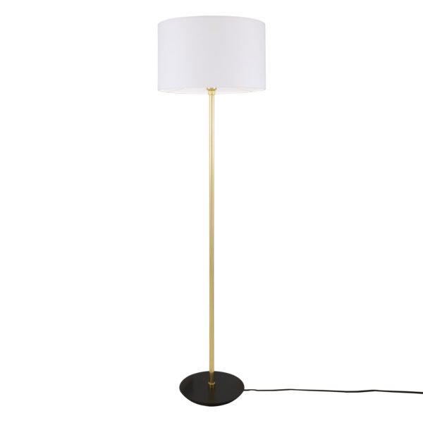 Inch Modern Floor Lamp with Choice of Fabric Shade Floor Lamps Great Lighting UK Ltd